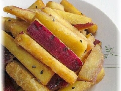 甘くて美味しいおやつ さつまいもスティック レシピ 作り方 By はなまる子 楽天レシピ 甘くて美味しいおやつ さつまいもスティック レシピ 作り方 By はなまる子 楽天レシピ